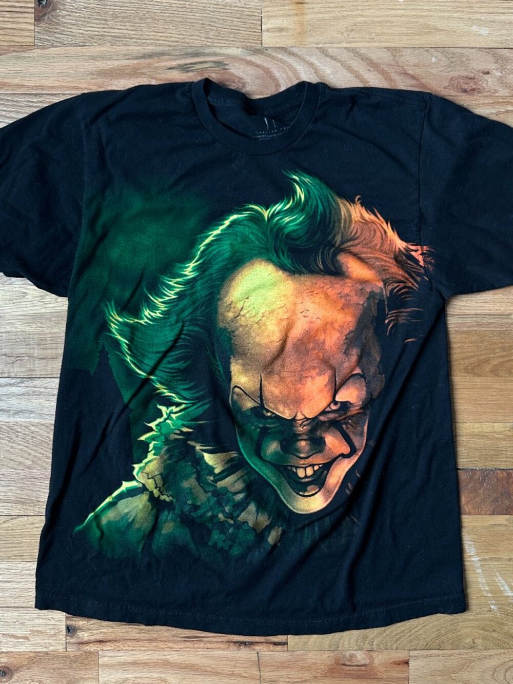 IT Chapter Two Pennywise Big Face Graphic T-Shirt Size L